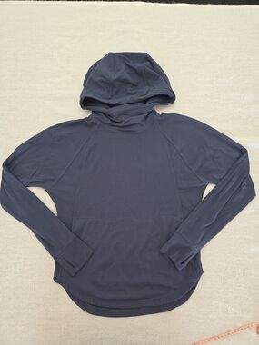 lululemon athletica Navy Blue Lightweight Hoodie Sweatshirt